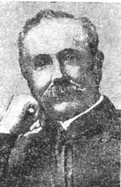 Portrait of Sergeant Thomas Broham, police officer in Westland at the time of the gold rush.