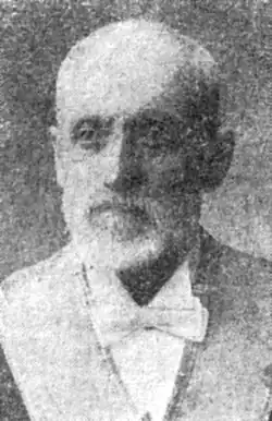 Portrait of John Hudson, first storekeeper in Hokitika.