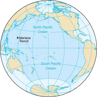 map of Pacific Ocean
