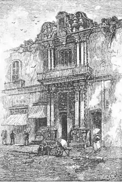 OLD SPANISH PALACE IN THE CALLE DE JESUS.