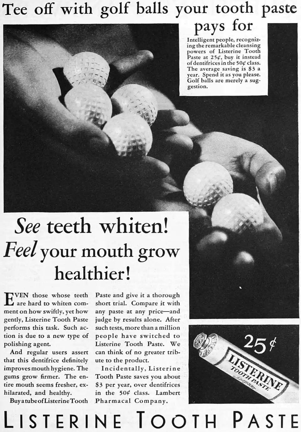 Listerine Tooth Paste