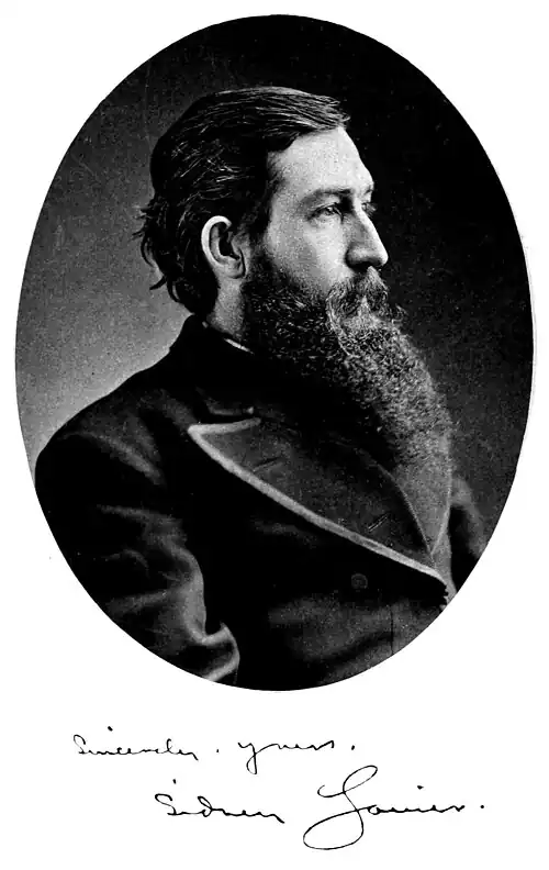 Sincerely Yours Sidney Lanier.