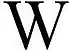 W