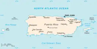 map of Puerto Rico