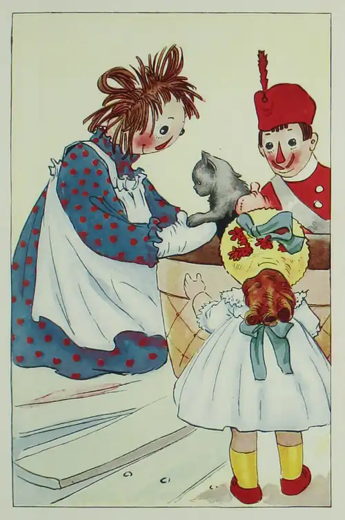 Raggedy Ann and the Kittens illustration 005