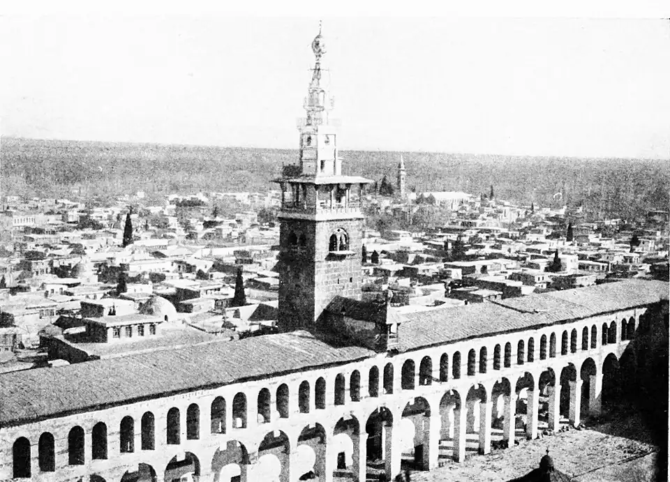 The Bride's Minaret of the Omayyade Mosque