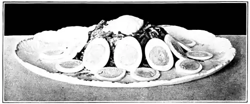 String-Bean Salad, with Sliced Eggs.