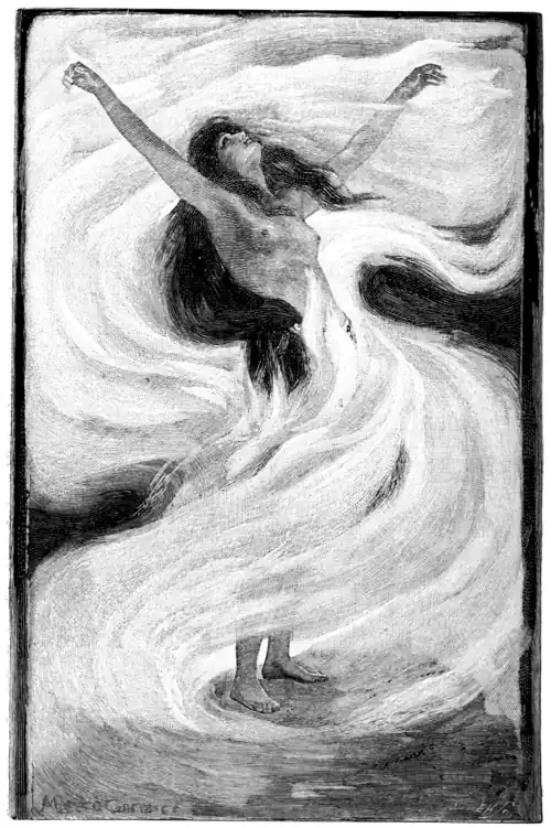 'I saw the fire run up her form.'