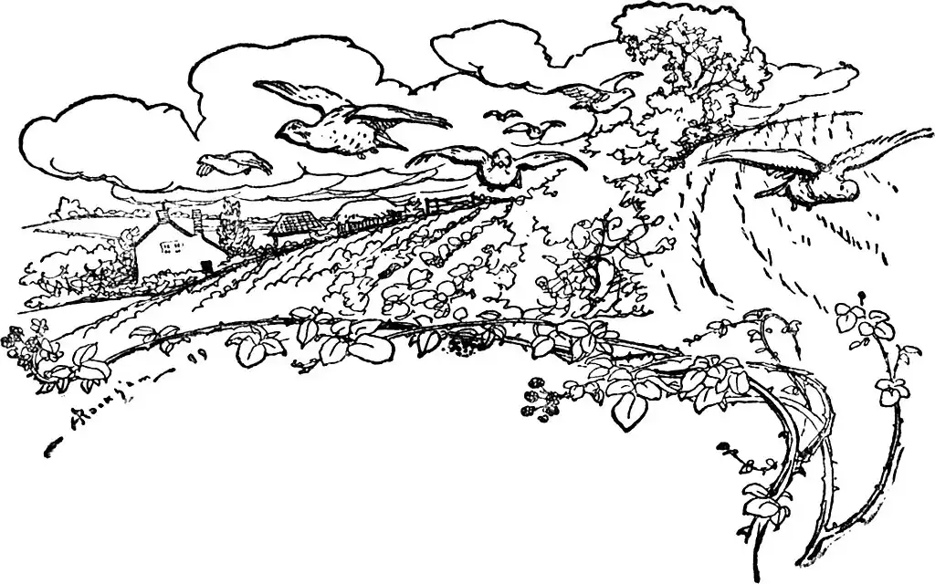 image header chapter I by Arthur Rackham