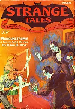 Strange Tales of Mystery and Terror cover for January 1933