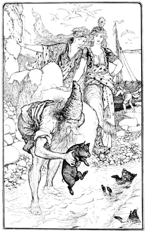 The Dervish drowning the Pigs