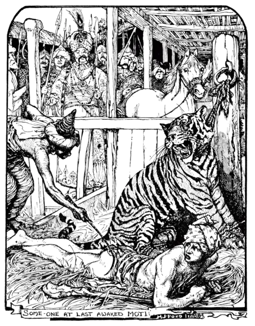 Some one at last awaked Moti