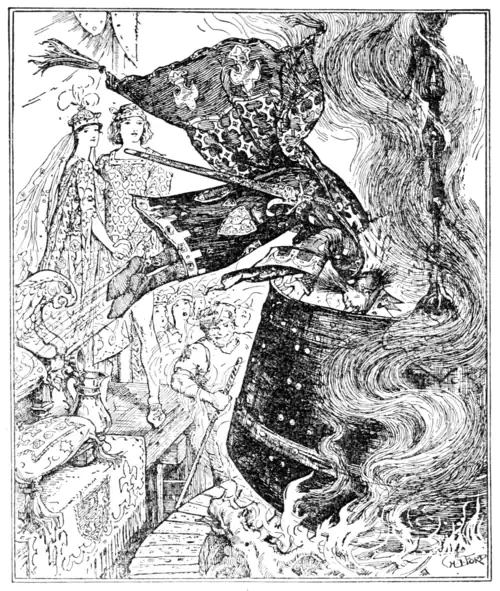 The King Jumps into the Cauldron