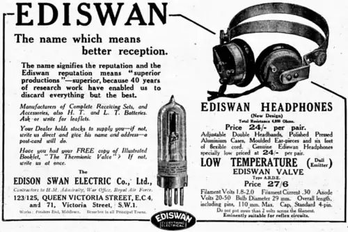 Ediswan Headphones