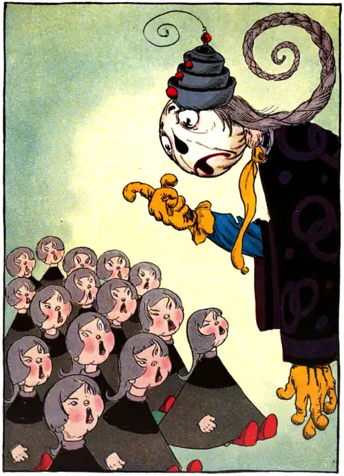 The Fifteen Little Princes Were Seated at the Scarecrow's Feet