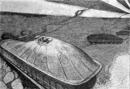 "IT HAD THE EFFECT OF A LARGE AND CLUMSY BLACK INSECT."