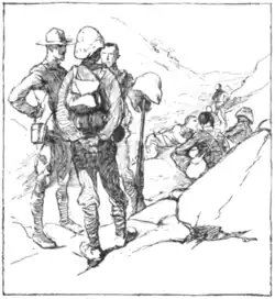 "HE HAD SPENT SOME HOURS IN THE COMPANY OF A SQUAD OF DISPIRITED RIFLEMEN."