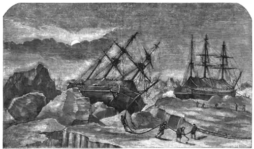 In the Ice-stream off Cape Felix.