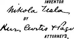 Inventor and attorney signatures