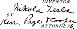 Inventor and attorney signatures