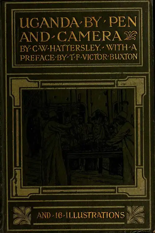 The book cover, with gold on black, listing the title and author