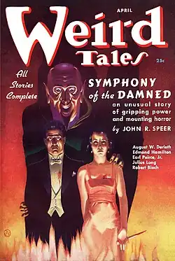 Weird Tales cover image for April 1937