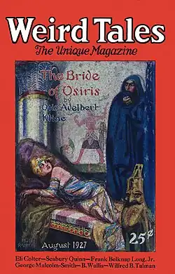 Weird Tales cover image for August 1927