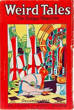 Weird Tales cover image for December 1928