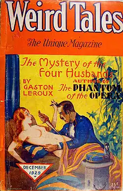 Weird Tales cover image for December 1929