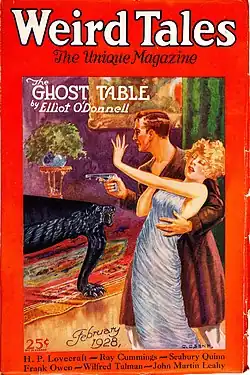Weird Tales cover image for February 1928