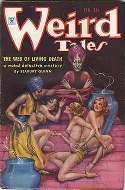 Weird Tales cover image for February 1935