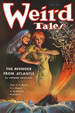 Weird Tales cover image for July 1935
