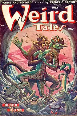 Weird Tales cover image for July 1949
