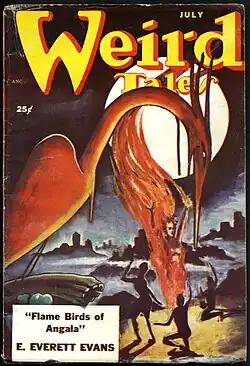 Weird Tales cover image for July 1951
