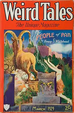 Weird Tales cover image for March 1929