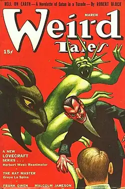 Weird Tales cover image for March 1942