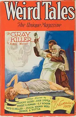 Weird Tales cover image for November 1929