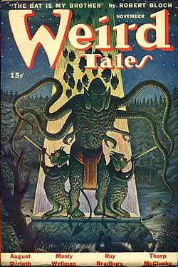 Weird Tales cover image for November 1944
