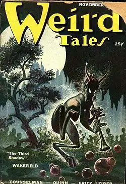 Weird Tales cover image for November 1950