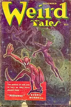 Weird Tales cover image for November 1951