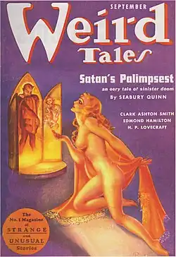 Weird Tales cover image for September 1937
