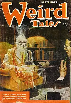 Weird Tales cover image for September 1950