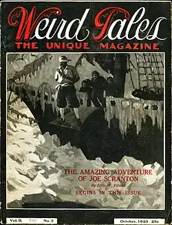 Weird Tales cover for October 1923