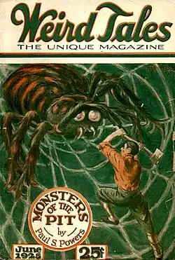 Weird Tales Cover for June 1925