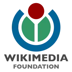 Blue, green and red logo of the Wikimedia Foundation.