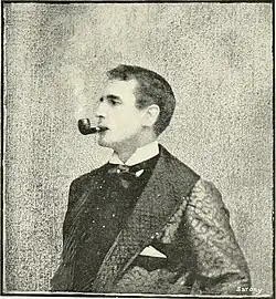 William Gillette as Sherlock Holmes, photographed by Sarony.