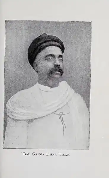 alt= Bal Ganga Dhar Tilak