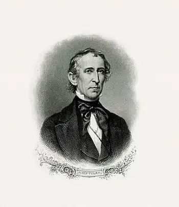TYLER, John-President (BEP engraved portrait)